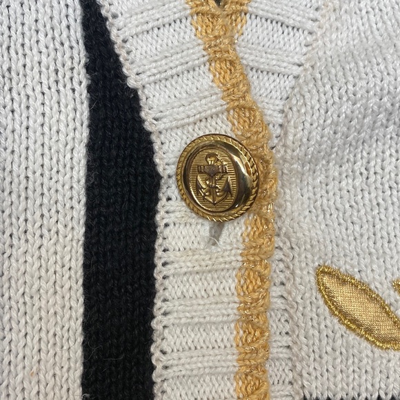 Vintage oversized nautical cardigan - Picture 5 of 9